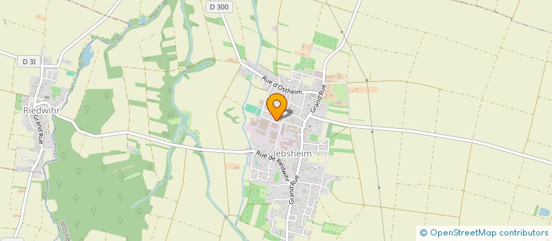 localisation de l'entreprise SCI NPH  JEBSHEIM