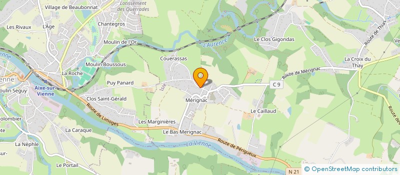 localisation de l'entreprise SCI NPJ à ISLE