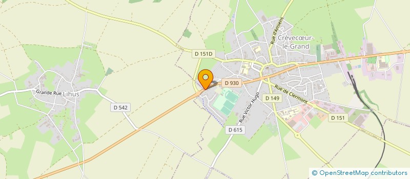 localisation de l'entreprise SCI NPJA  CREVECUR-LE-GRAND