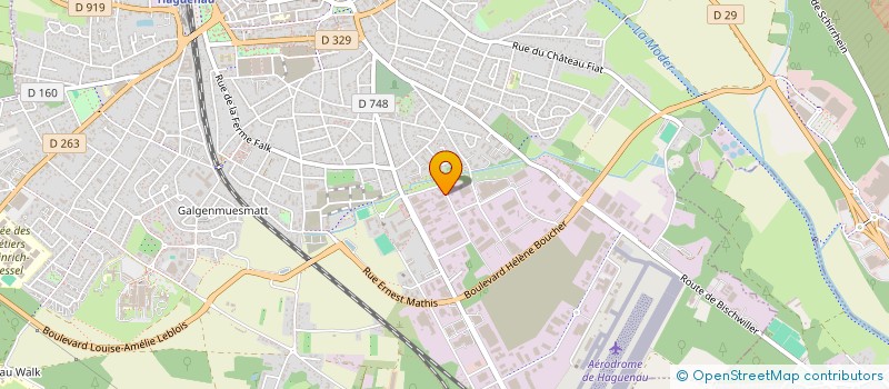 localisation de l'entreprise SCI NPK  HAGUENAU