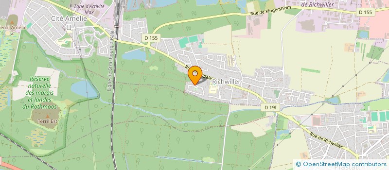 localisation de l'entreprise SCI NPM  RICHWILLER