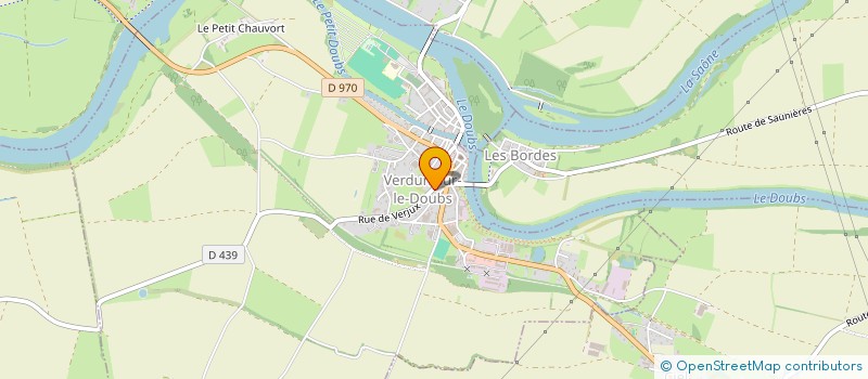 localisation de l'entreprise SCI NPMA à VERDUN-SUR-LE-DOUBS