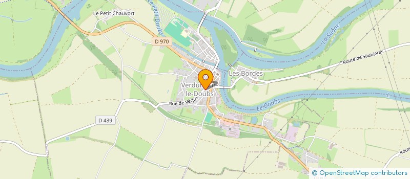 localisation de l'entreprise SCI NPMA2 à VERDUN-SUR-LE-DOUBS