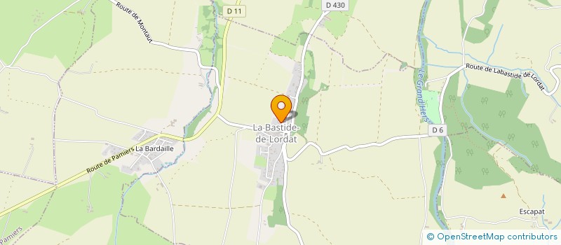 localisation de l'entreprise SCI NPNA à LA BASTIDE-DE-LORDAT