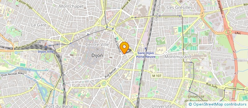 localisation de l'entreprise SCI NPS à DIJON