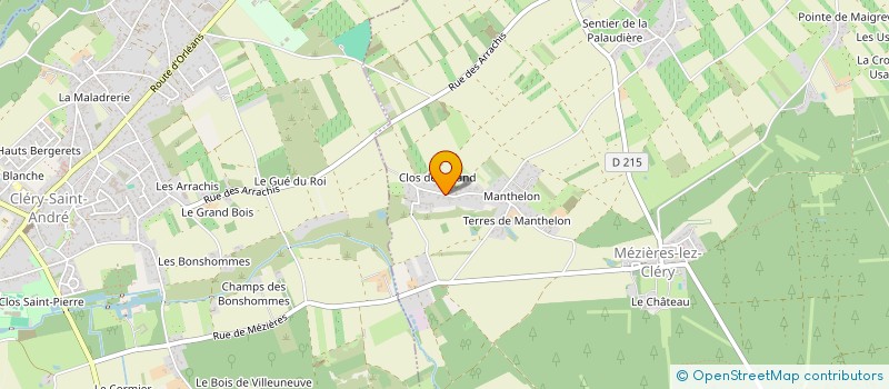 localisation de l'entreprise SCI NPSM à MEZIERES-LEZ-CLERY
