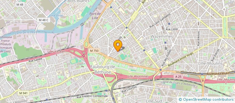 localisation de l'entreprise SCI NR 33 à LILLE
