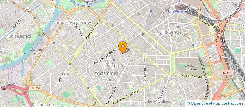 localisation de l'entreprise SCI NR 38 à LILLE