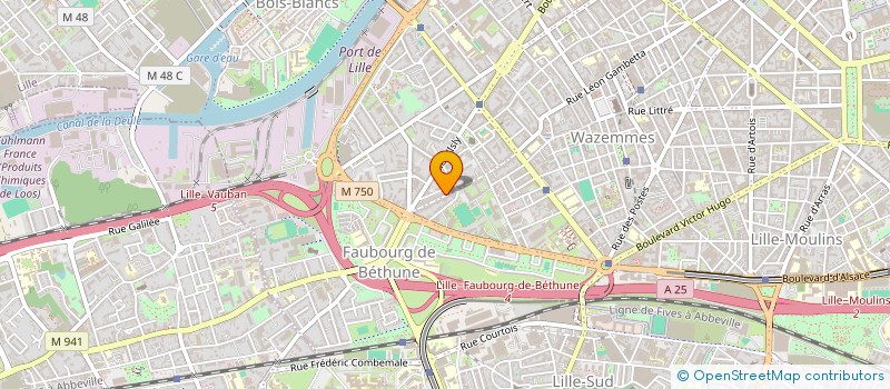 localisation de l'entreprise SCI NR 50 à LILLE