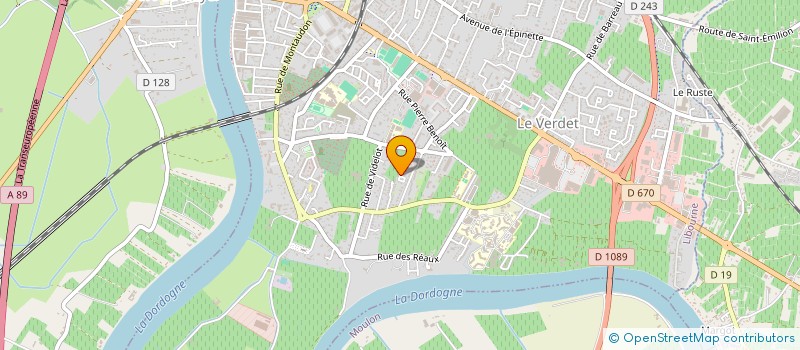 localisation de l'entreprise SCI NR à LIBOURNE