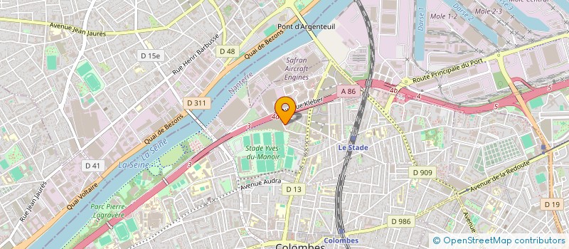 localisation de l'entreprise SCI NR & JFG à COLOMBES