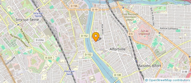 localisation de l'entreprise SCI NR PARK à ALFORTVILLE