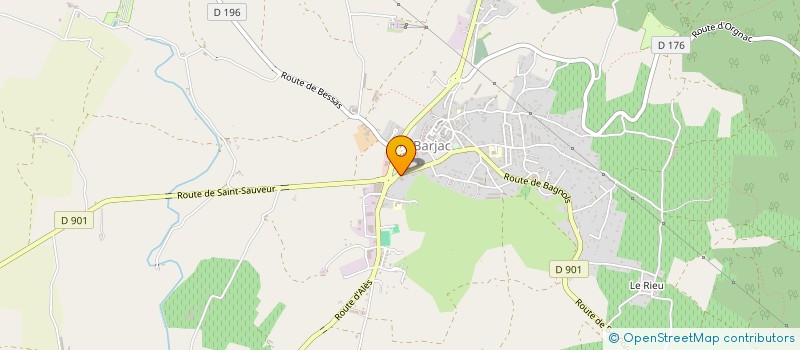 localisation de l'entreprise SCI NR2V à BARJAC