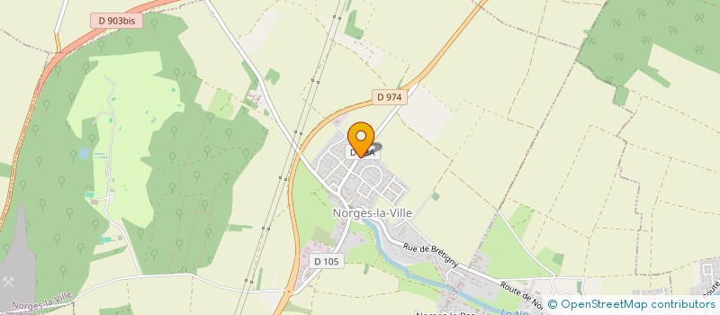 localisation de l'entreprise SCI NRC  NORGES-LA-VILLE