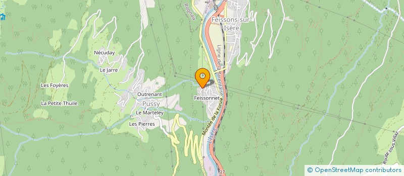 localisation de l'entreprise SCI NRC  LA LECHERE