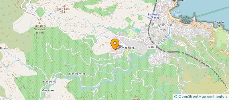 localisation de l'entreprise SCI NRD66 à BANYULS-SUR-MER