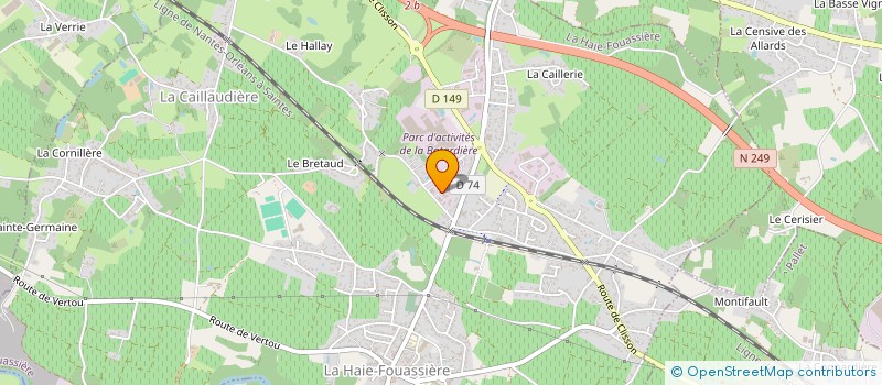 localisation de l'entreprise SCI NRG  LA HAIE-FOUASSIERE