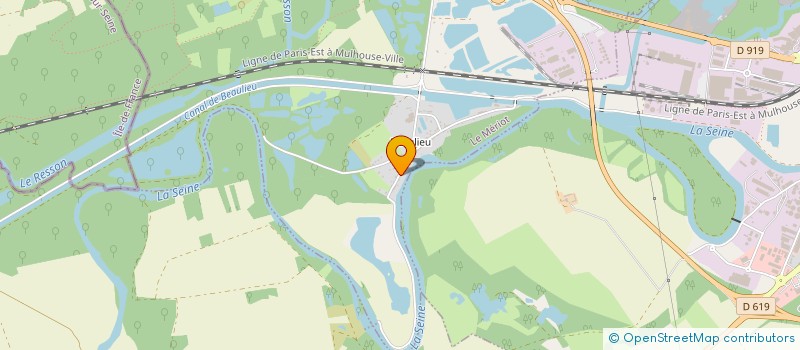 localisation de l'entreprise SCI NRJ  LE MERIOT