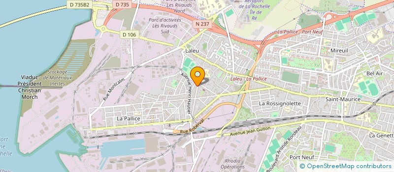 localisation de l'entreprise SCI NRJ  LA ROCHELLE