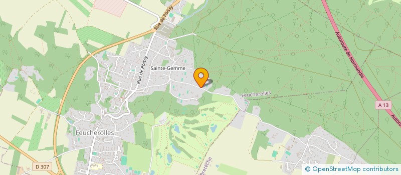 localisation de l'entreprise SCI NRMMR  FEUCHEROLLES