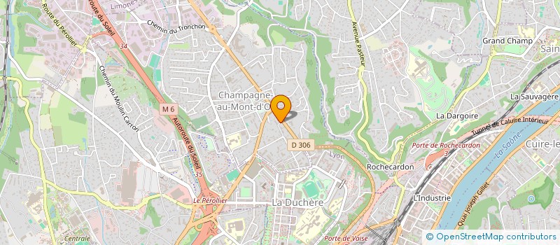 localisation de l'entreprise SCI NRS2A  CHAMPAGNE-AU-MONT-D'OR