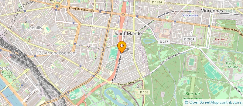 localisation de l'entreprise SCI NRYIL à SAINT-MANDE