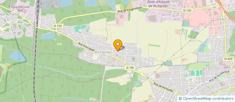 localisation de l'entreprise SCI NS  RICHWILLER