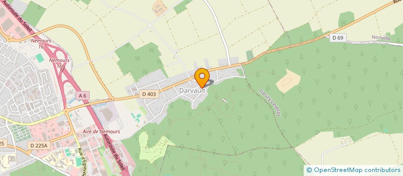 localisation de l'entreprise SCI NS  DARVAULT