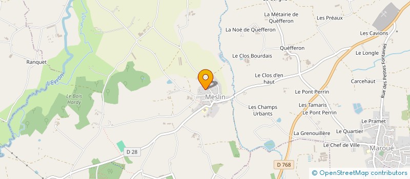 localisation de l'entreprise SCI NS  LAMBALLE-ARMOR