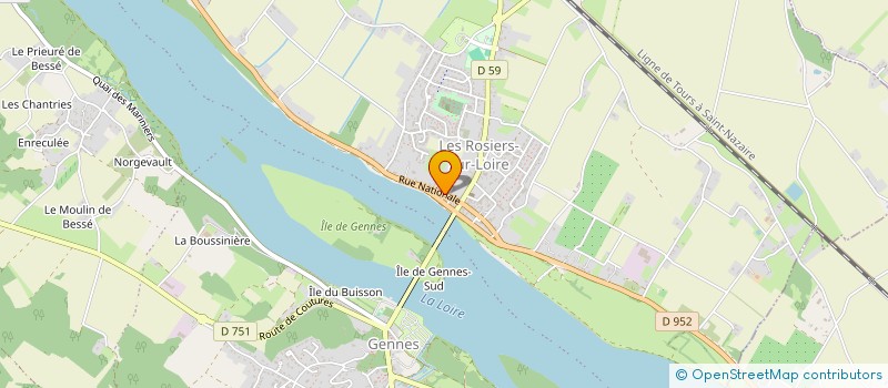 localisation de l'entreprise SCI NS 64 à GENNES-VAL-DE-LOIRE