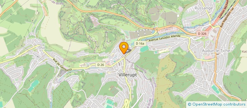 localisation de l'entreprise SCI NS  VILLERUPT