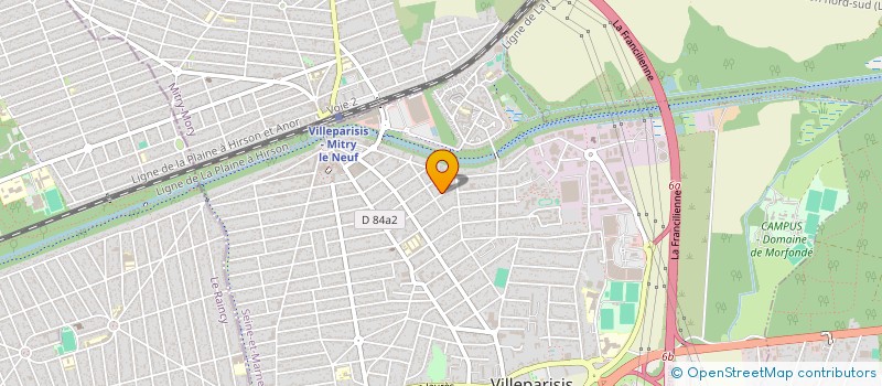 localisation de l'entreprise SCI NS HOME  VILLEPARISIS