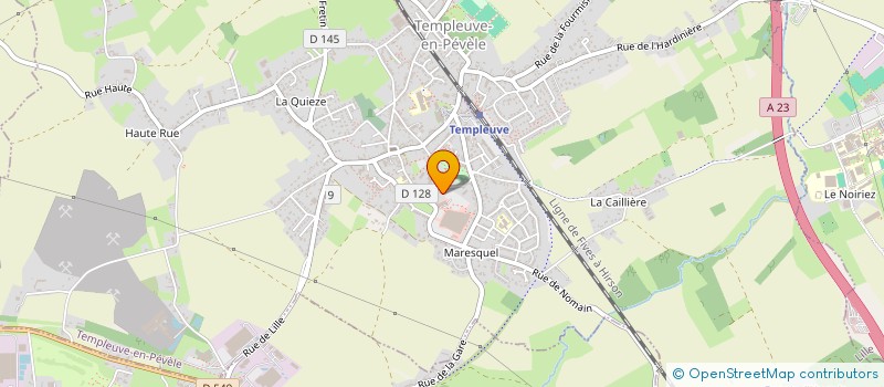 localisation de l'entreprise SCI NS IMMO  TEMPLEUVE-EN-PEVELE