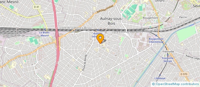 localisation de l'entreprise SCI NS INVEST à AULNAY SOUS BOIS