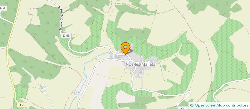 localisation de l'entreprise SCI NS JOLY  NOE-LES-MALLETS