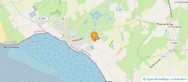 localisation de l'entreprise SCI NS2L  GENETS