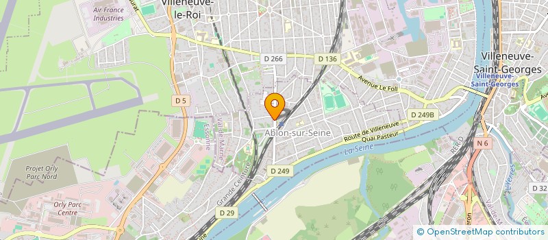 localisation de l'entreprise SCI NSA  ABLON-SUR-SEINE