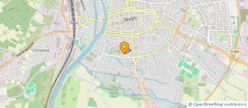 localisation de l'entreprise SCI NSAN  SENS