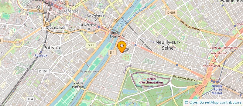 localisation de l'entreprise SCI NSB LONGCHAMP à NEUILLY-SUR-SEINE