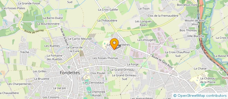 localisation de l'entreprise SCI NSCJ COMMYNES à FONDETTES
