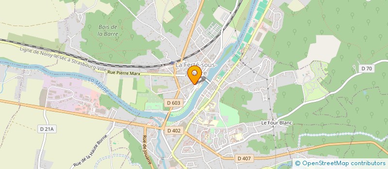localisation de l'entreprise SCI NSCO  LA FERTE-SOUS-JOUARRE