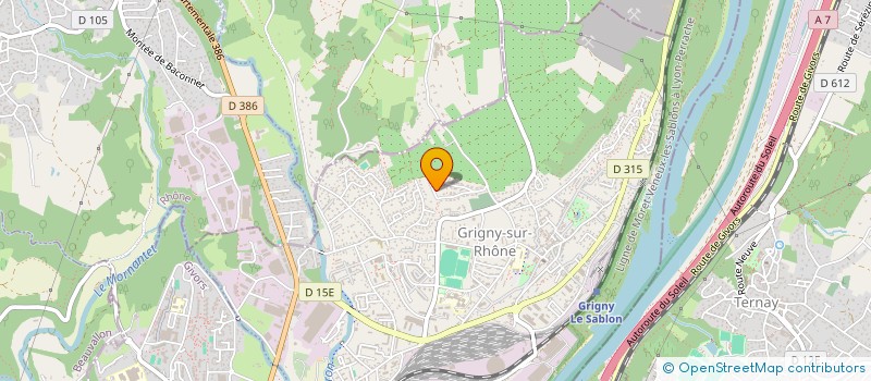 localisation de l'entreprise SCI NSE  GRIGNY