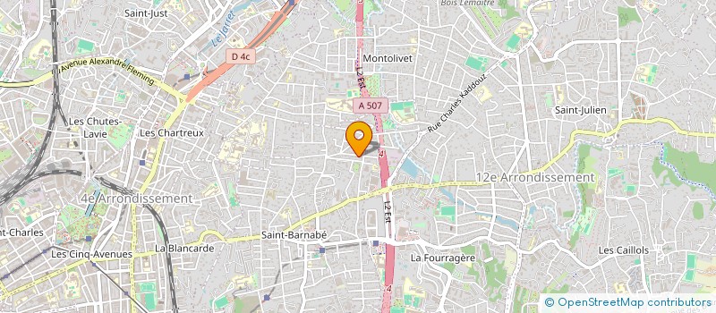 localisation de l'entreprise SCI NSEM à MARSEILLE