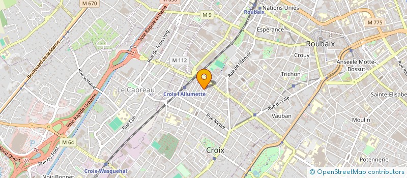 localisation de l'entreprise SCI NSF ST NICOLAS à CROIX