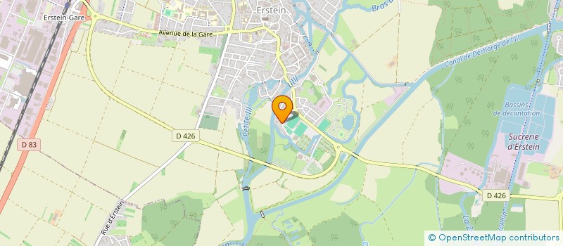 localisation de l'entreprise SCI NSG  ERSTEIN