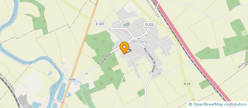 localisation de l'entreprise SCI NSG  MICHERY