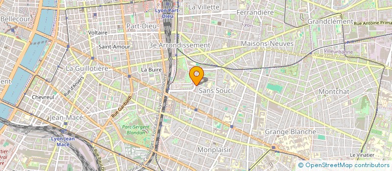 localisation de l'entreprise SCI NSK  LYON