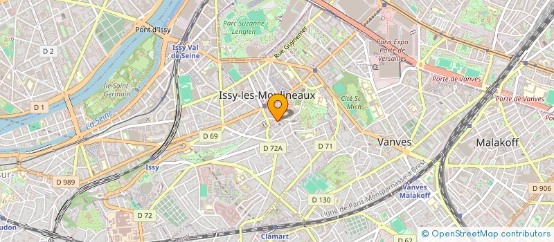 localisation de l'entreprise SCI NSK2  ISSY-LES-MOULINEAUX