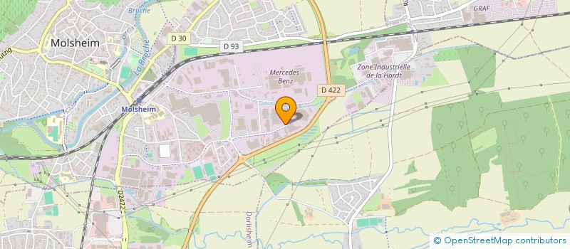 localisation de l'entreprise SCI NSKN  MOLSHEIM