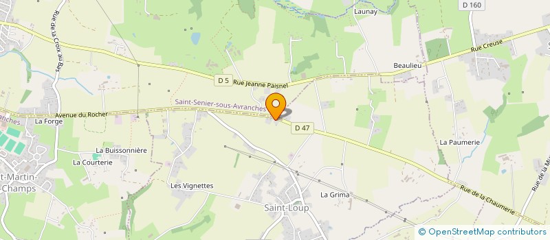 localisation de l'entreprise SCI NSL  SAINT-LOUP